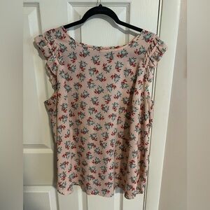 Loft XXL pink sleeveless top. Size 18